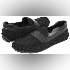 Adidas Yohji Yamamoto Y-3, Drive Moccasins, black loafers, size 11.5UK or 12US.
